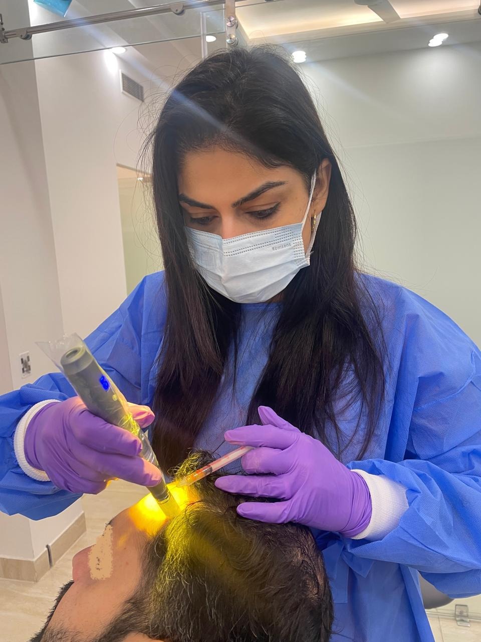 PRF + Exosomes + Growth Factors Therapy for Hair Loss / Thinning / Loss of Density clinical image 2